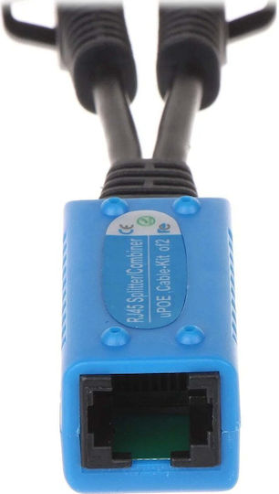 Pulsar Poe Адаптер Сплитер P-poe2 2xRJ45 Щепсел 1xRJ45 Гнездо Модел P-poe2