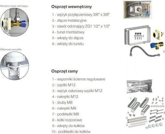 KK-Pol Flush Plate for Dual Flush Cisterns