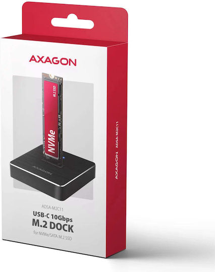 Axagon Storage Docking Station for Hard Drives SATA with USB 3.2 Connection (ADSA-M2C11)