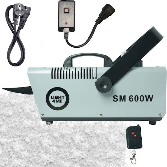 Light4me Sm 600w Γεννήτρια Μηχανή Χιονιού Τηλεχειριστήριο