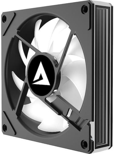 AG-REFLECTV3RVS-BK Reverse Blade Case Fan 25mm with ARGB Lighting