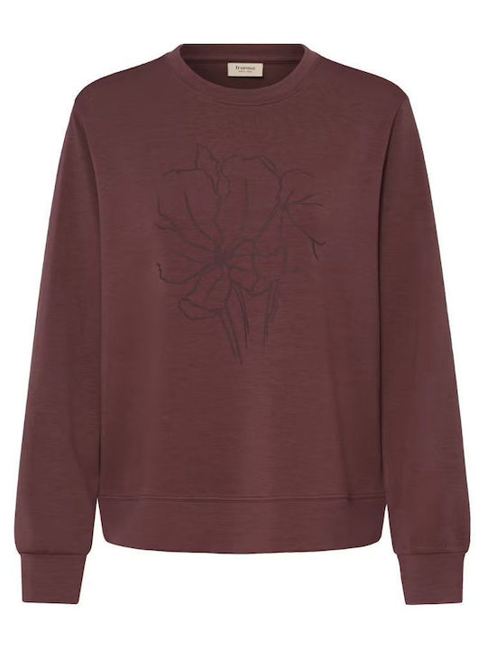 Fraurora Women's Burgundy Polo Blouse