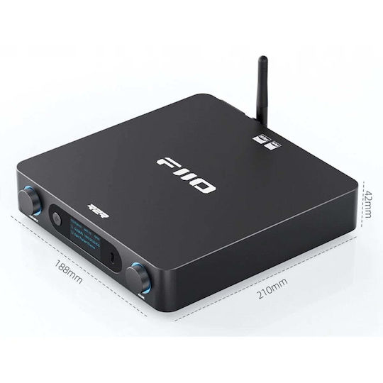 Fiio Br15 R2r Hochauflösender Bluetooth Audio Empfänger 24-Bit R2r Digital-Analog-Wandler Ldac Aptx Lossless Balanced Xlr Rca Ausgänge Schwarz