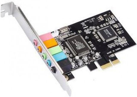 DeTech ​Εσωτερική PCI Express Κάρτα Ήχου 5.1 σε Ασημί χρώμα 17402