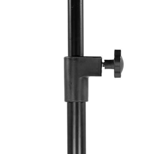 BoomToneDj MUS2 Notenständer Musik Höhe 65-120cm Schwarz