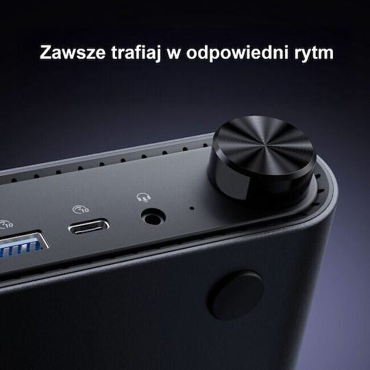 Orico PTM1 USB-C Докинг станция с HDMI 4K PD Ethernet Сребриста