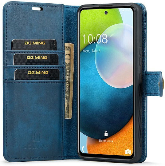 Crazy Horse Wallet-Hülle Blau Samsung Galaxy A53 5G