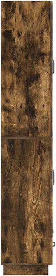 Biblioteci din Lemn de Stejar Fumurii (2 buc.) 66x34,5x184 cm