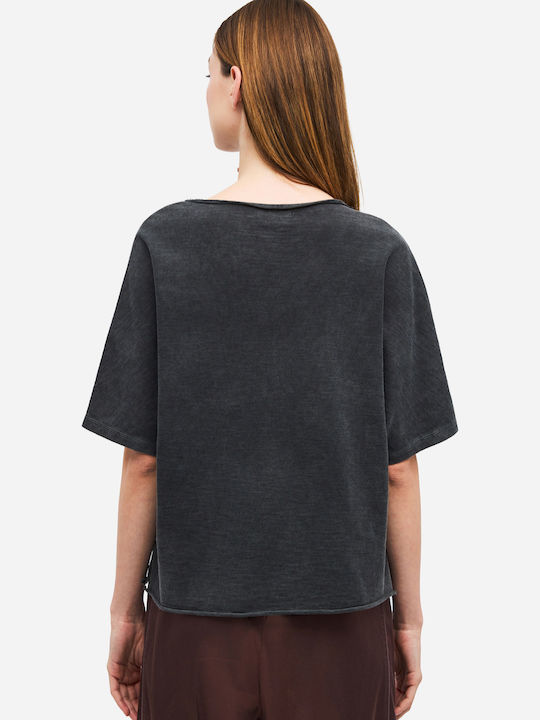 Damen-T-Shirt Schwarz