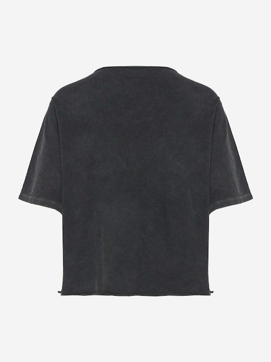 Damen-T-Shirt Schwarz
