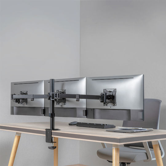 LogiLink Desk Mount for 3 Monitors up to 27" (BP0173)