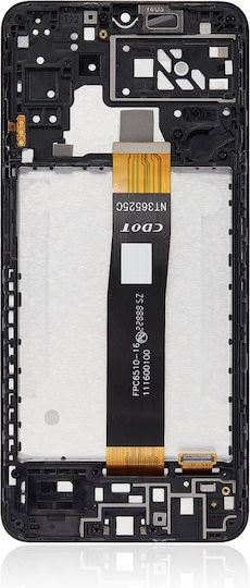 LCD-Baugruppe mit Rahmen Samsung Galaxy A04s Core A047 2022 Service Pack Schwarz
