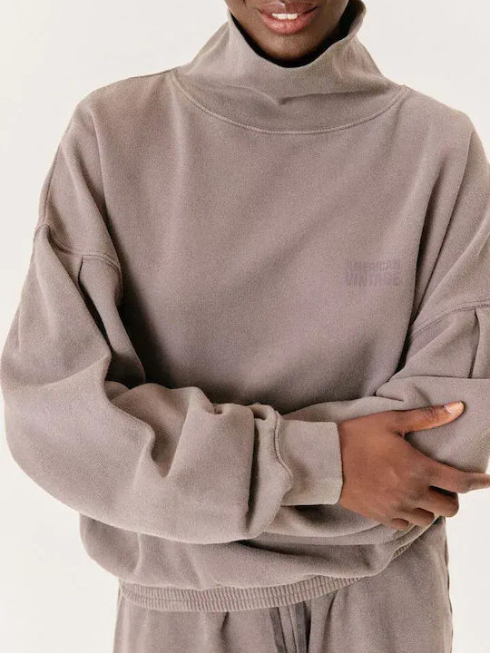 Women's Long Sleeve Cotton Sweater Grey