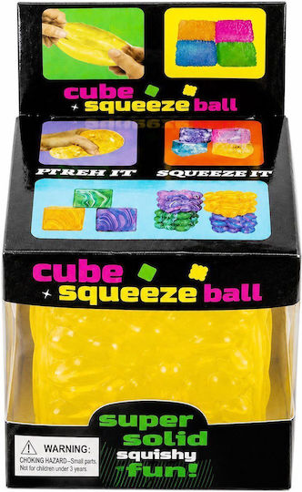 Squishy Κύβος Αφρώδες Κίτρινο