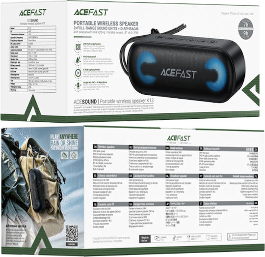 Acefast K13 Bluetooth колонка 16 W Черна