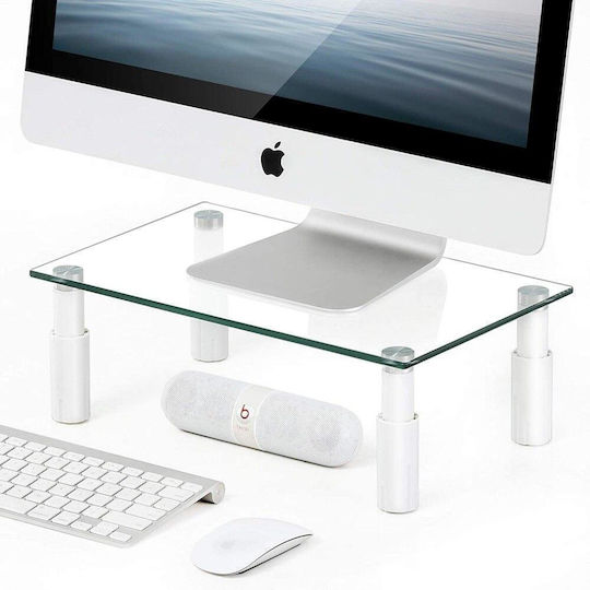 Techly Tisch-Monitorständer bis 13" Weiß (ICA-MS461E)