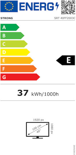 Strong Τηλεόραση 40" Full HD LED 40FF2003C (2026)