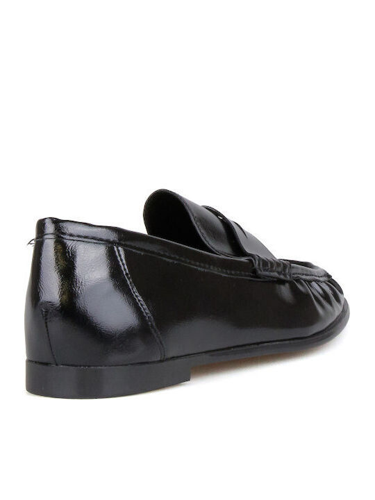 Patent Leather Women's Loafers in Black