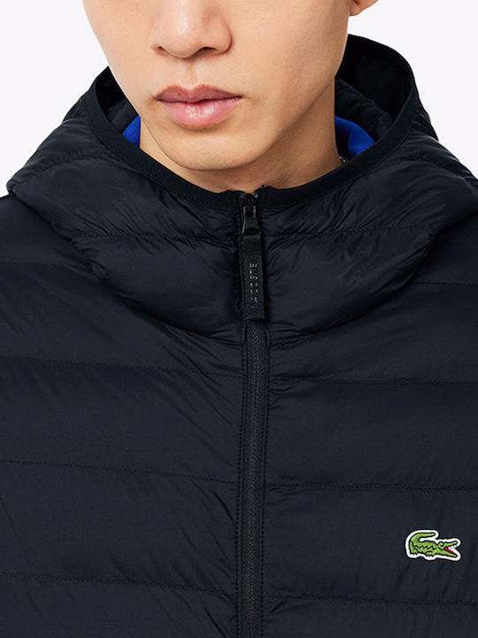 Wasserdichte und Winddichte Pufferjacke Schwarz