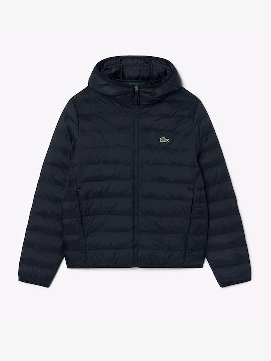 Wasserdichte und Winddichte Pufferjacke Schwarz