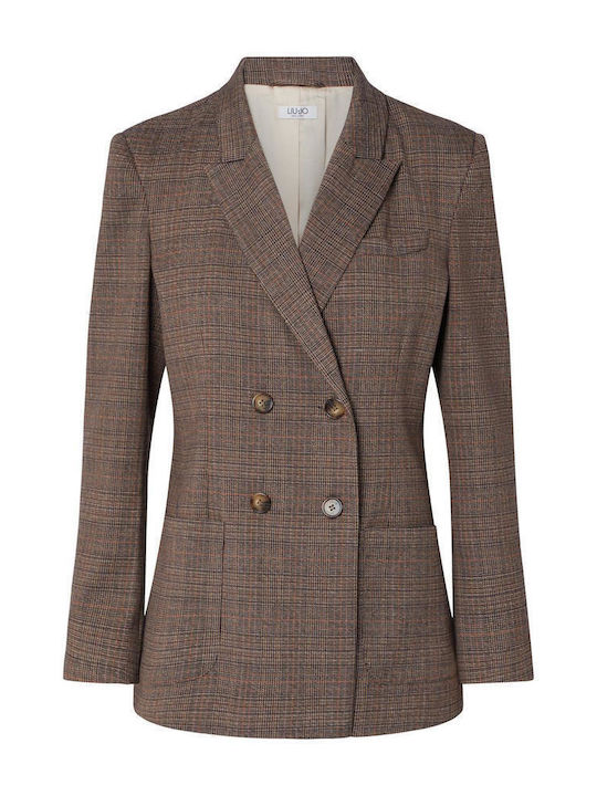 Liu Jo Women's Blazer Classic Tartan