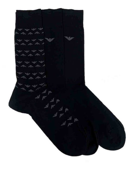 Emporio Armani Herren Socken Nero/nero/nero 3er-Pack