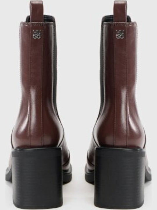 Women's Brown Chelsea Ankle Boots