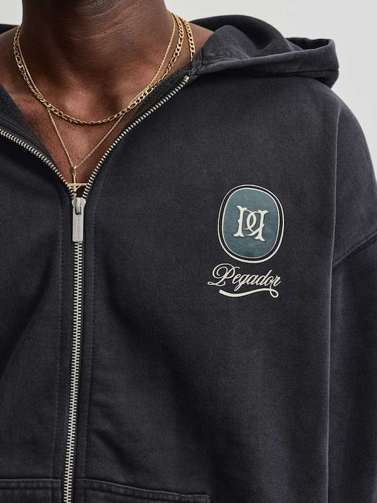 Vintage-Schwarz Kapuzenjacke