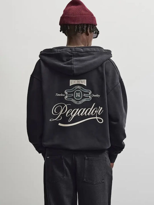 Vintage-Schwarz Kapuzenjacke