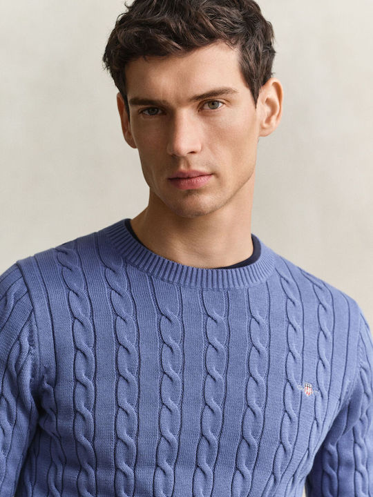 Long-Sleeve Light Blue Sweater