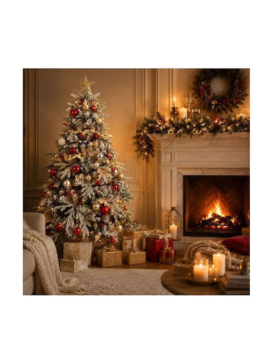 Beschneiter Weihnachtsbaum 180 cm