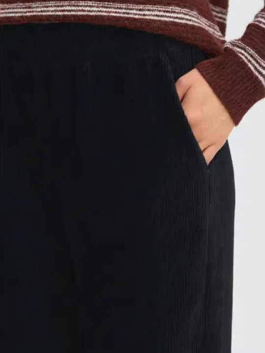 Pantaloni Largi De Damă Negri