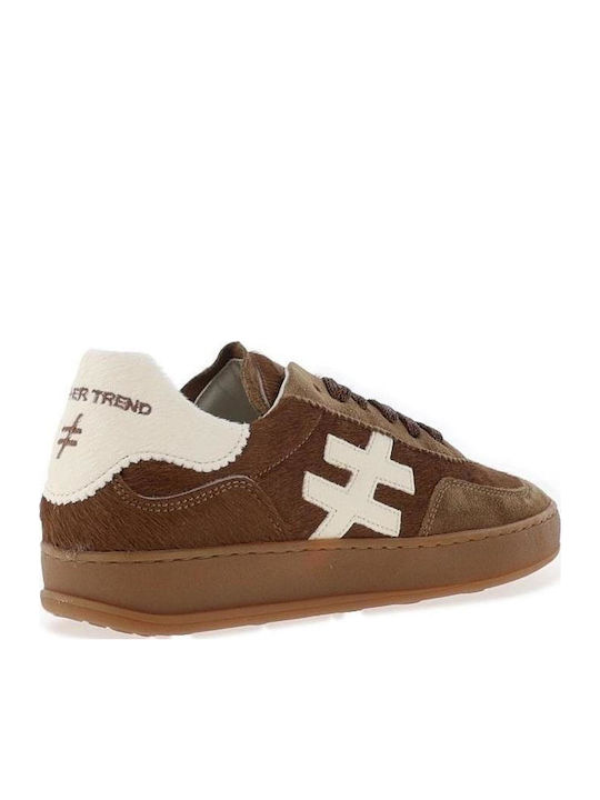 Sneakers pentru femei maro