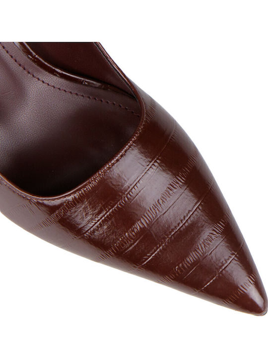 Spitze braune Pumps