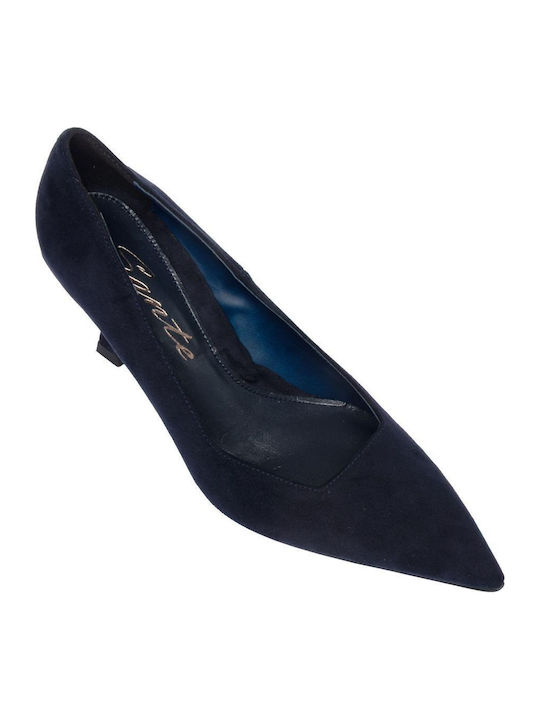 Mid-Heel Pumps Blue