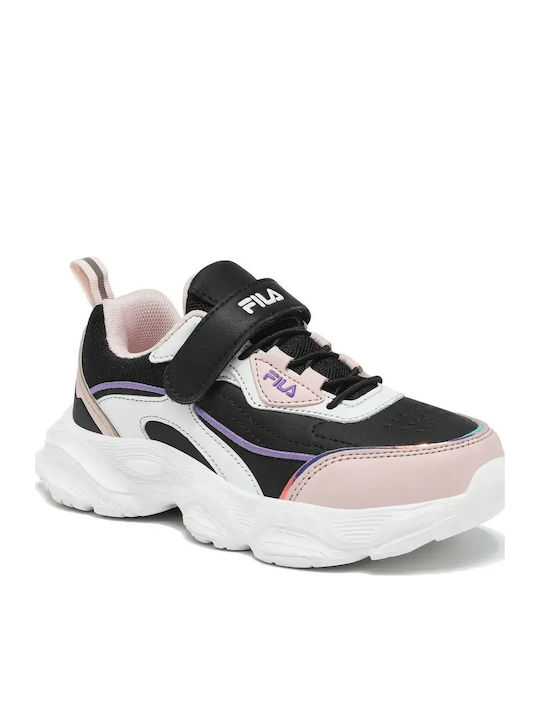Mayra V Παιδικά Sneakers με Σκρατς Μαύρα