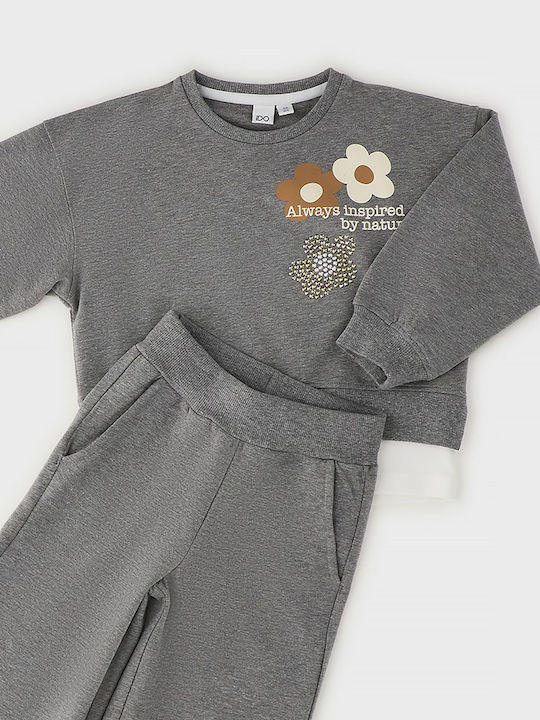 Kinder Jogginganzug-Set Melange Grey