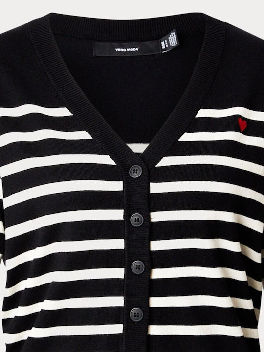 Women's Cardigan with Buttons Black