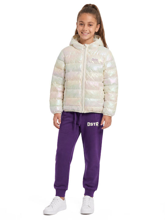 Kinder-Hoodie mit Kapuze und Taschen Mehrfarbig