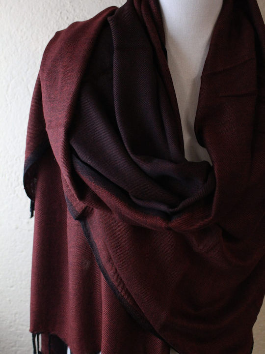 Women's Black Silk Scarf