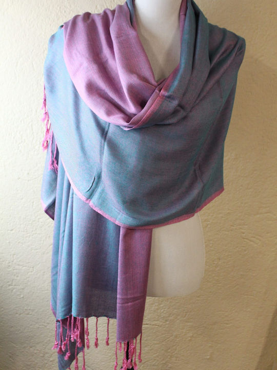 Women's Silk Scarf Pink