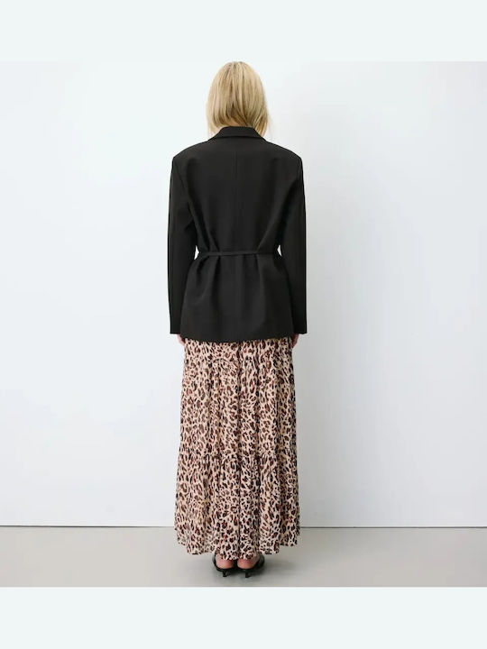 Grace & Mila Langer Taillierter Damenblazer Chocolat