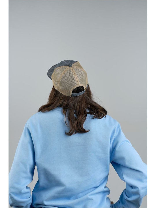 -Kappe mit Netz in Marineblau