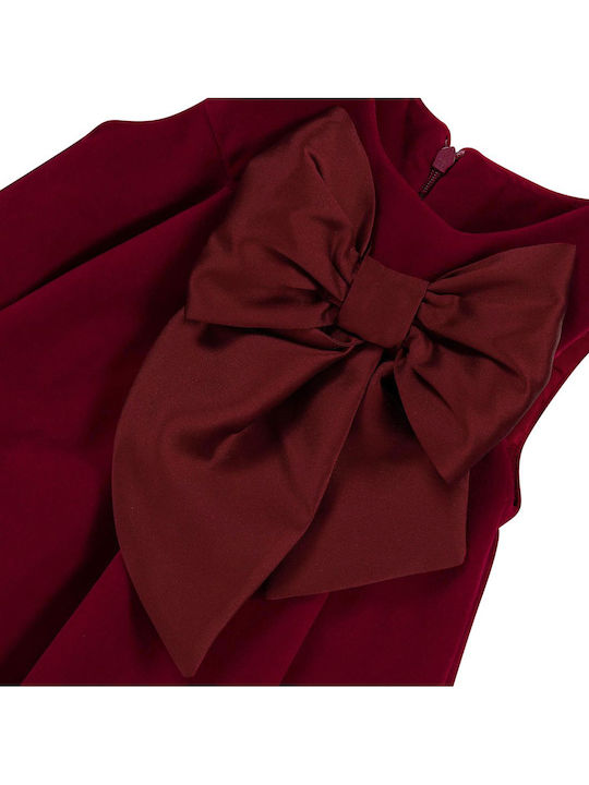 Sleeveless Red Girls Dress