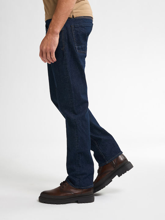 Ανδρικό Παντελόνι Τζιν Straight Dark Blue