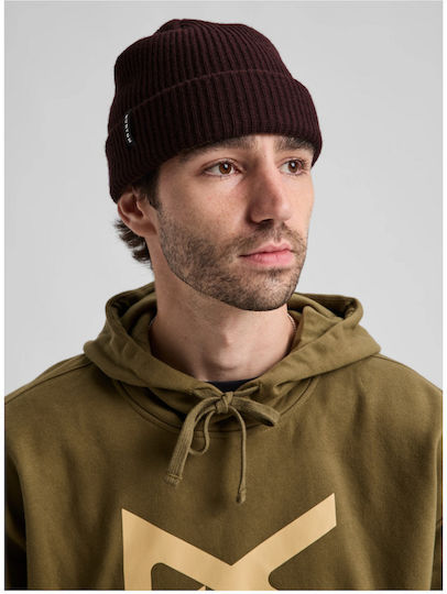 All Day Long Beanie Herren Strickmütze in Braun