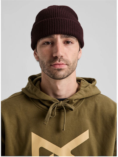 All Day Long Beanie Herren Strickmütze in Braun