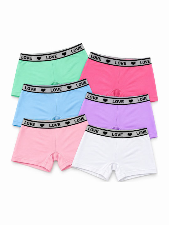 Roza Underwear Детски боксерки бели