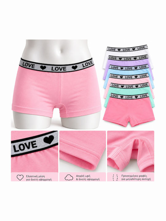 Roza Underwear Set of 6 Multicolour Kids’ Boxers