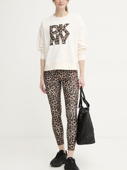 DKNY Cropped Κολάν Λεοπαρντ